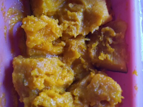 ♡レンジでかぼちゃの豆乳煮